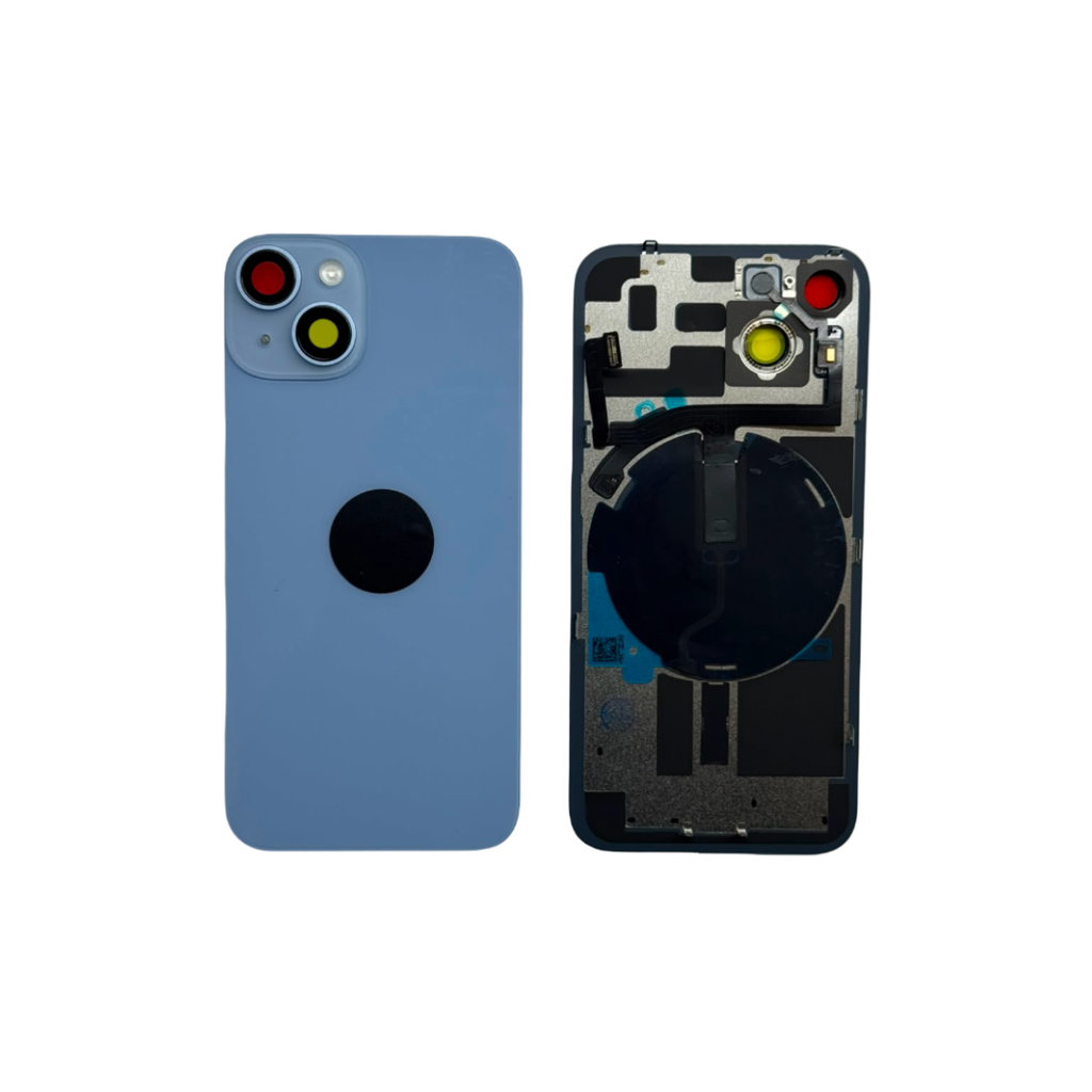 TAPA TRASERA IPHONE 14 AZUL C/MAGSAFE (OEM)