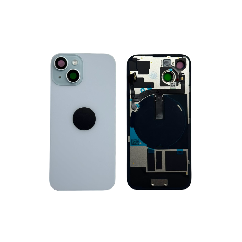 TAPA TRASERA IPHONE 15 BLANCO C/MAGSAFE (OEM)