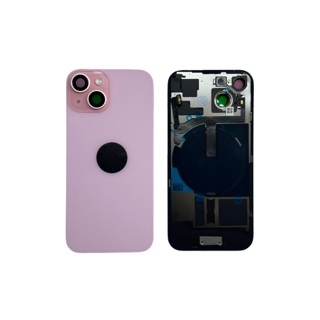 TAPA TRASERA IPHONE 15 ROSA C/MAGSAFE (OEM)