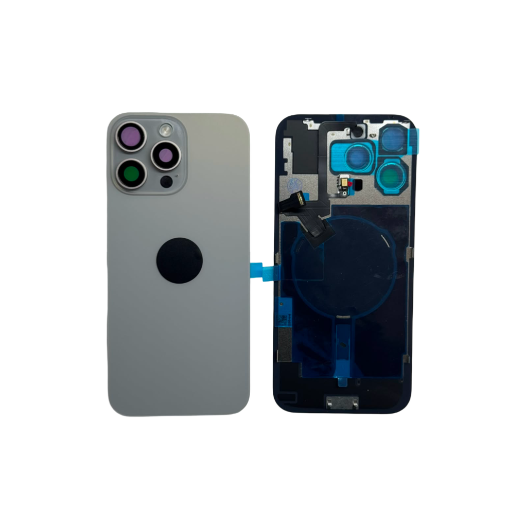 TAPA TRASERA IPHONE 16 PRO NATURAL C/MAGSAFE (OEM)