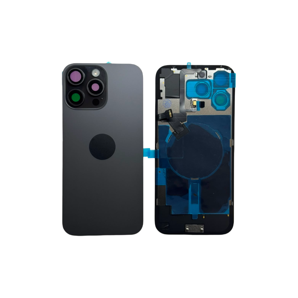 TAPA TRASERA IPHONE 16 PRO NEGRO C/MAGSAFE (OEM)