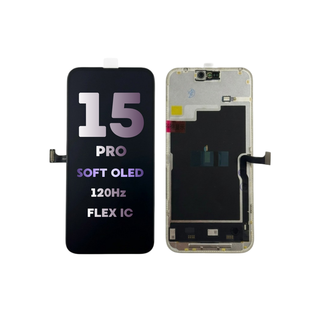 DISPLAY IPHONE 15 PRO  SOFT OLED 120HZ FLEX IC