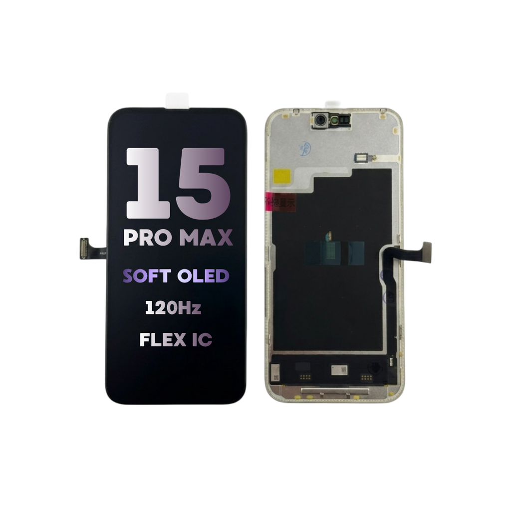 DISPLAY IPHONE 15 PRO MAX SOFT OLED 120HZ FLEX IC