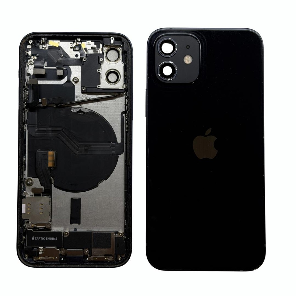 CHASIS COMPLETO IPHONE 12 NEGRO GRADO B