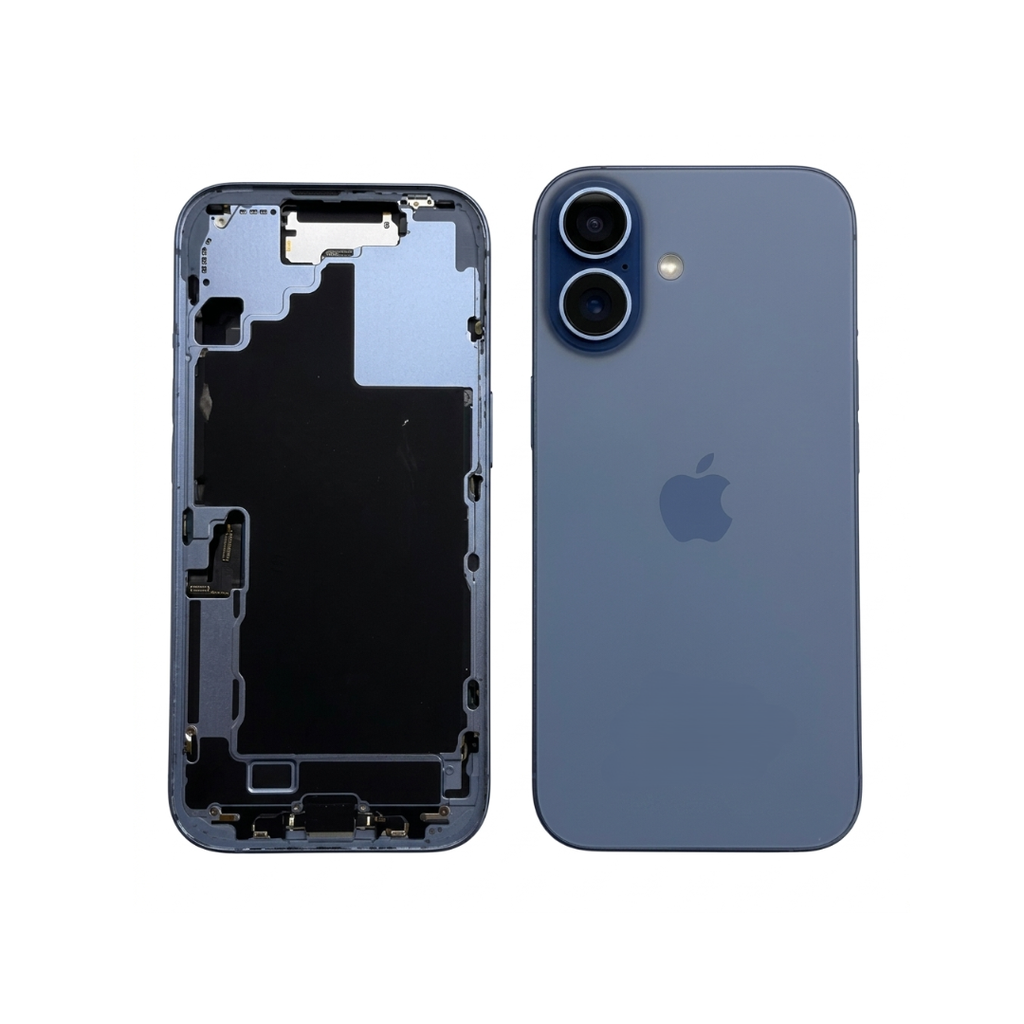 CHASIS COMPLETO IPHONE 17 AZUL GRADO A SIM