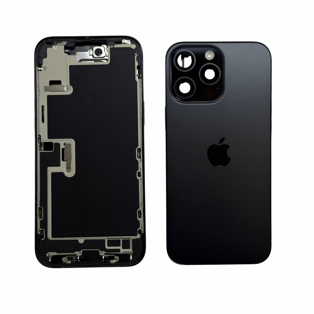 CHASIS COMPLETO IPHONE 16 PRO MAX GRADO A NEGRO SIM