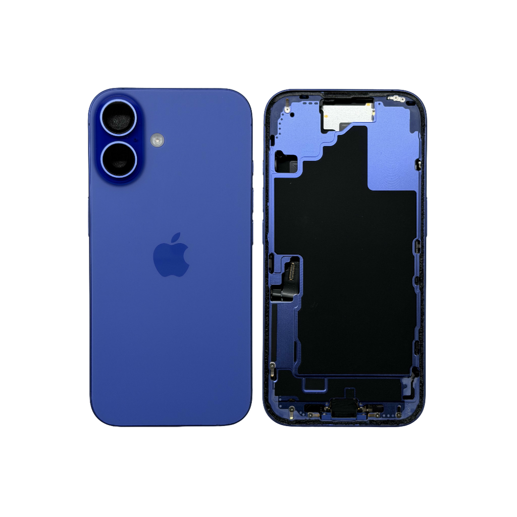 CHASIS COMPLETO IPHONE 16 AZUL GRADO A SIM