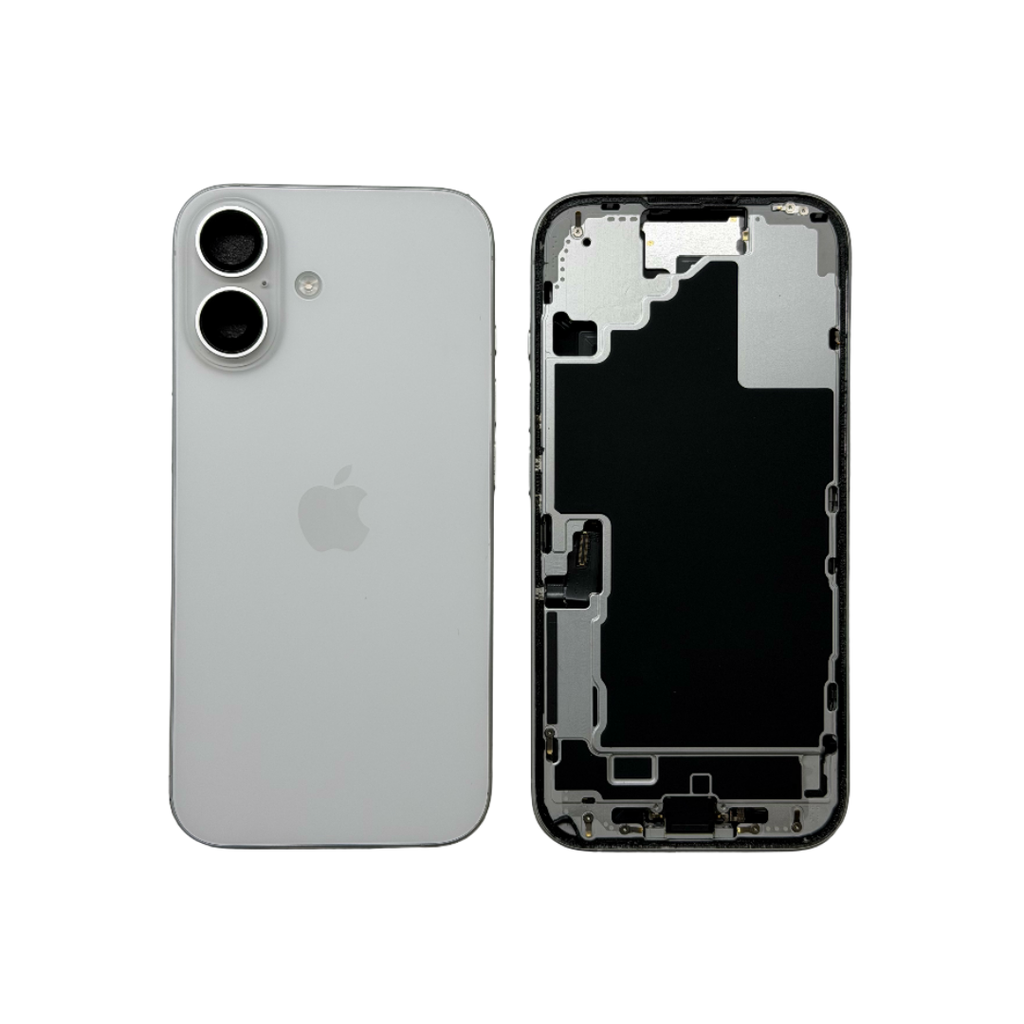 CHASIS COMPLETO IPHONE 16 BLANCO GRADO A SIM
