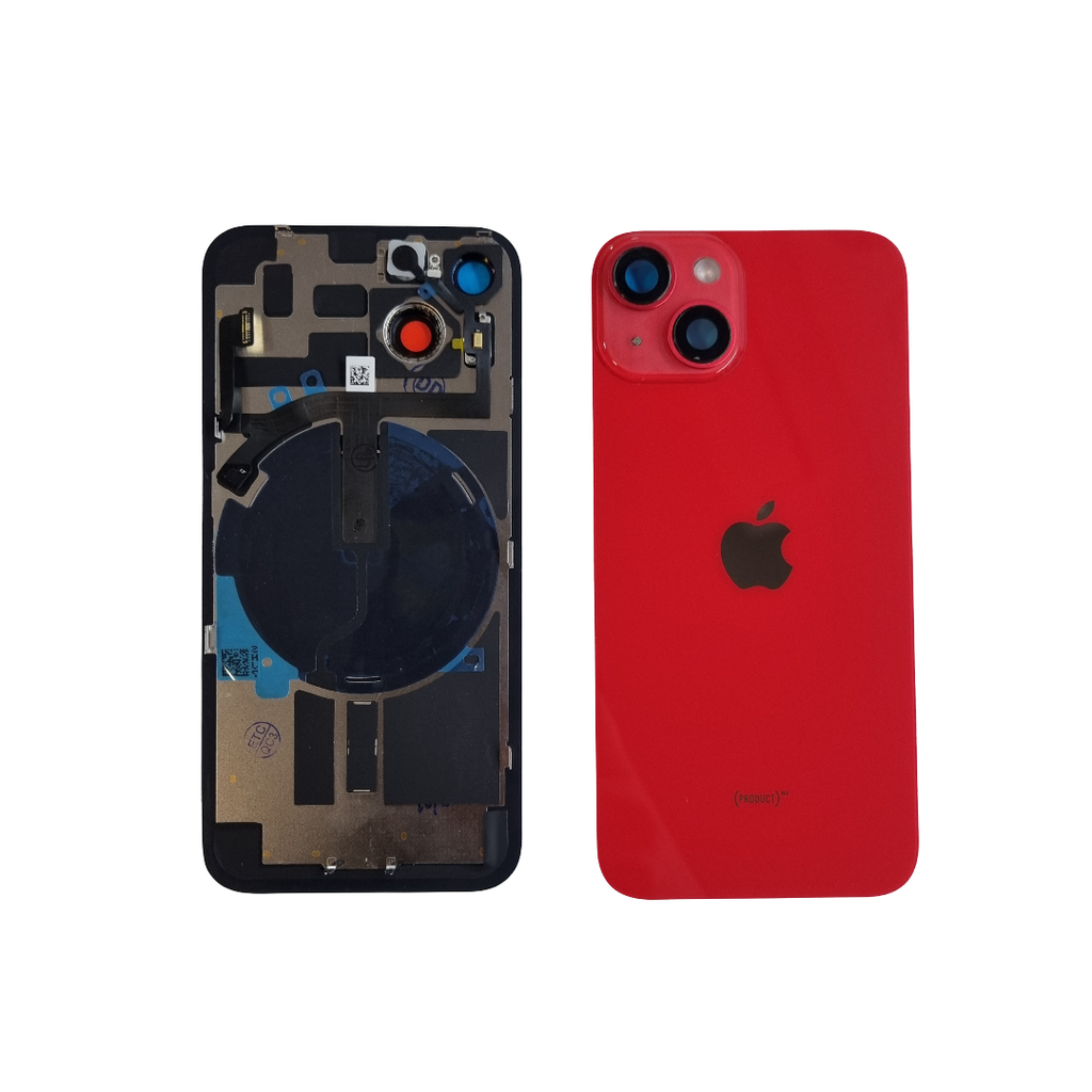 TAPA TRASERA IPHONE 14 ROJO C/MAGSAFE (OEM)