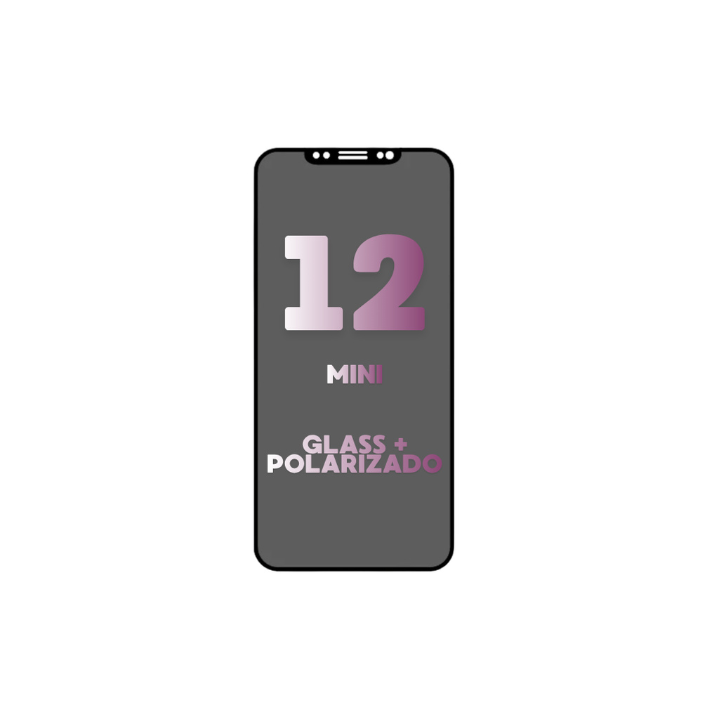 GLASS + POLARIZADO IPHONE 12 MINI