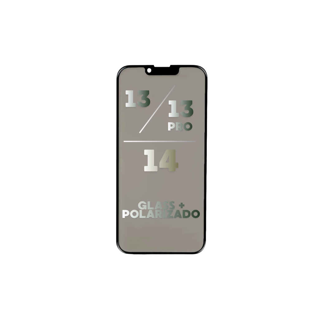 GLASS + POLARIZADO IPHONE 13/IPHONE 13 PRO/ IPHONE 14