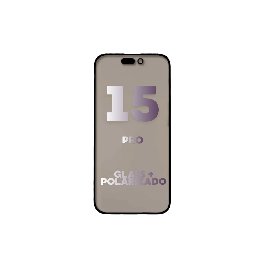 GLASS + POLARIZADO IPHONE 15 PRO