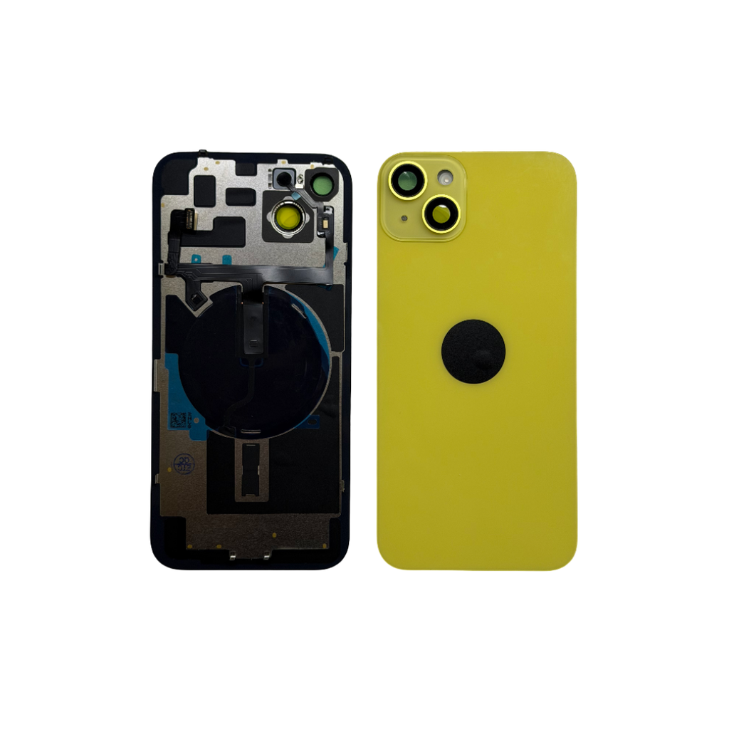 TAPA TRASERA IPHONE 14 PLUS AMARILLO