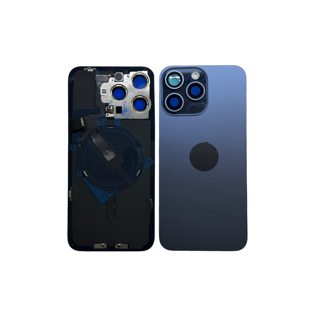 TAPA TRASERA IPHONE 15 PRO MAX AZUL