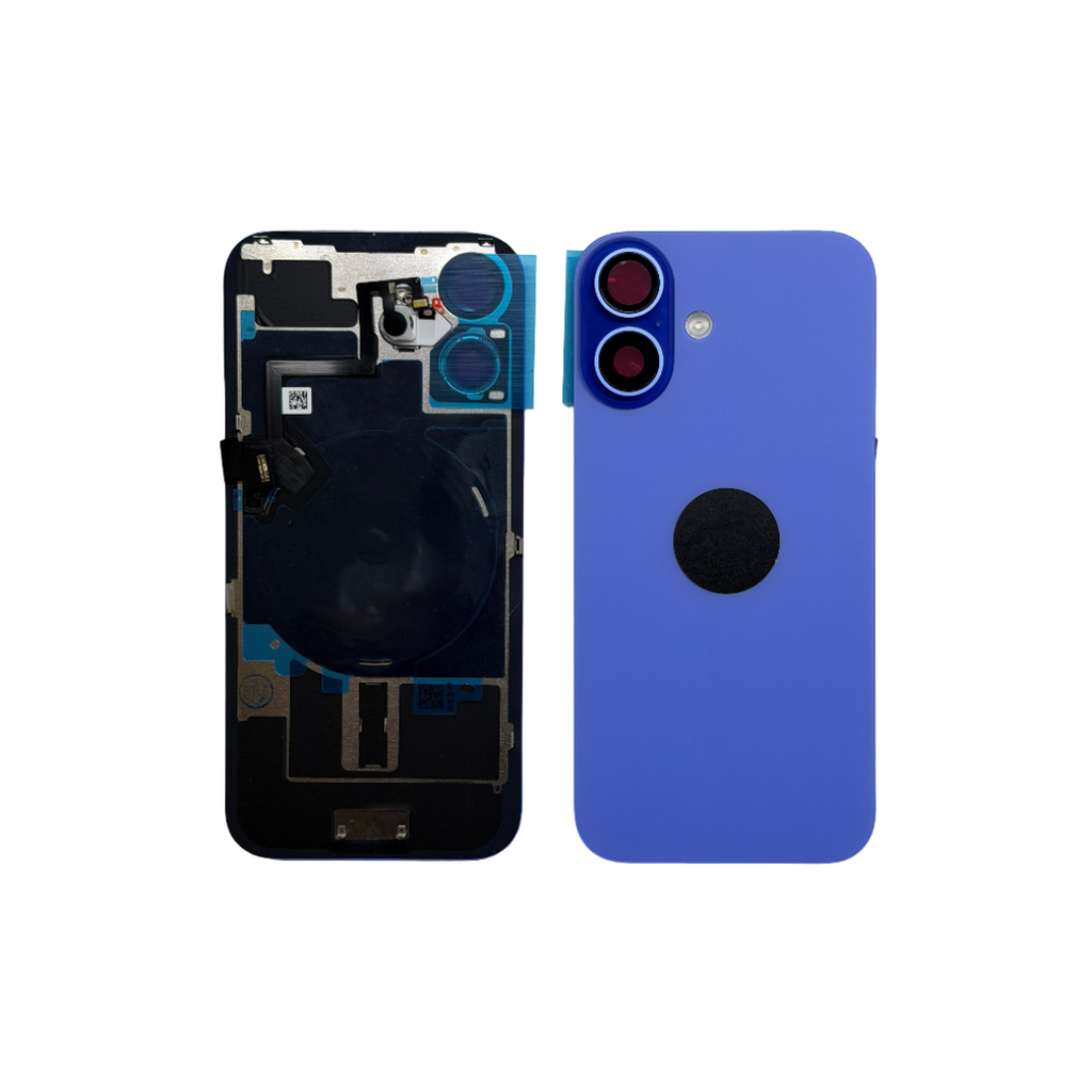 TAPA TRASERA IPHONE 16 AZUL