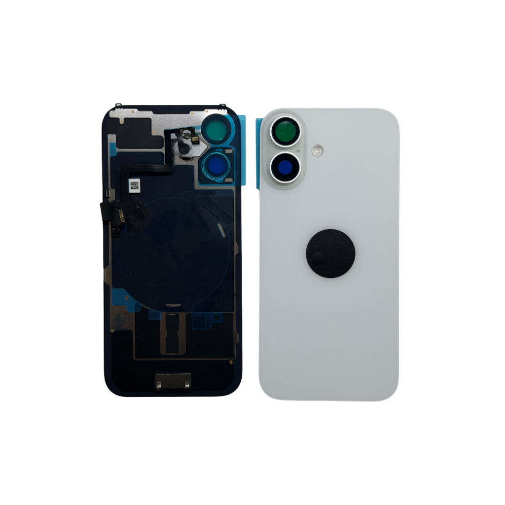 TAPA TRASERA IPHONE 16 BLANCO
