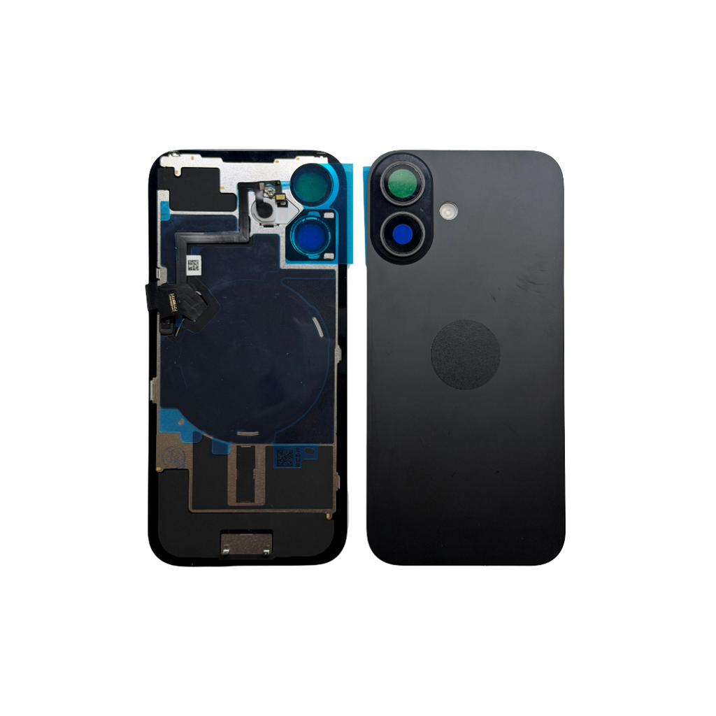TAPA TRASERA IPHONE 16 NEGRA
