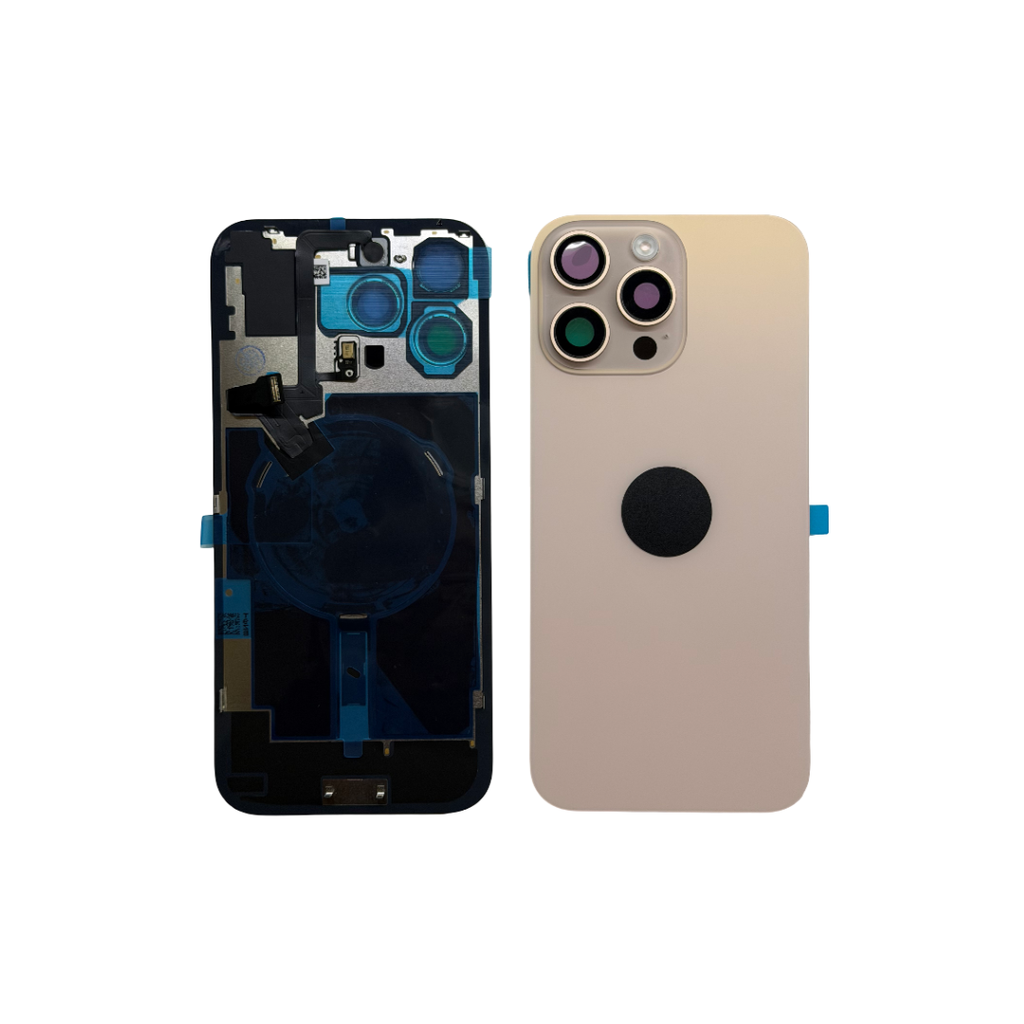 TAPA TRASERA IPHONE 16 PRO MAX DORADO