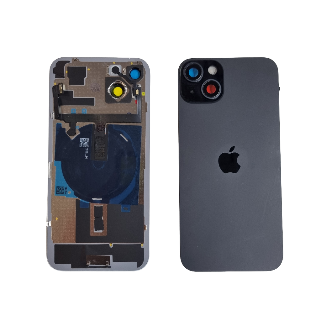 TAPA TRASERA IPHONE 15 PLUS NEGRO C/MAGSAFE (OEM)