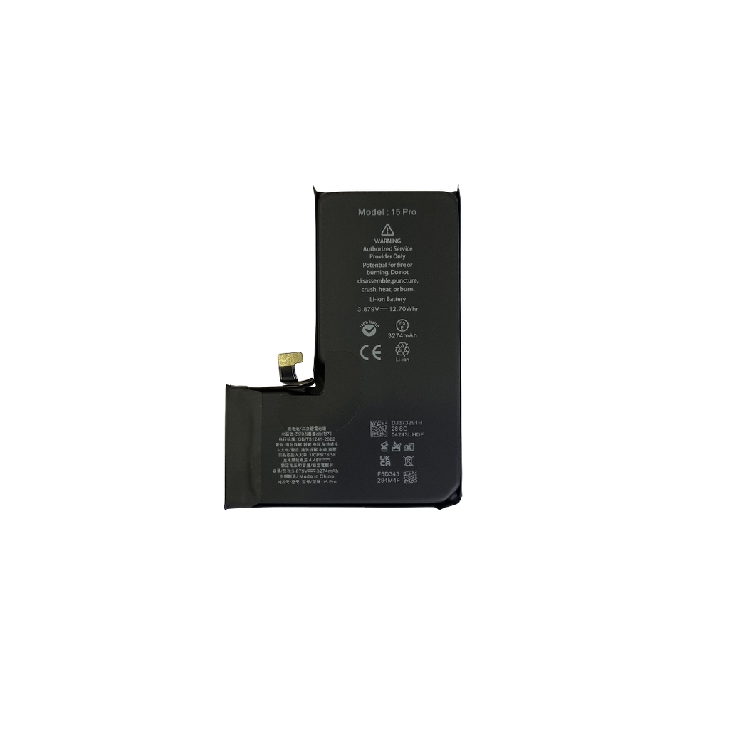 BATERIA IPHONE 15 PRO AUTOPROGRAMABLE ALTA CAPACIDAD (SEGUNDA MANO)