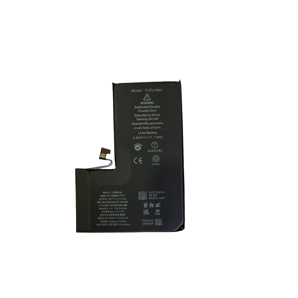 BATERIA IPHONE 15 PRO MAX AUTOPROGRAMABLE ALTA CAPACIDAD (SEGUNDA MANO)