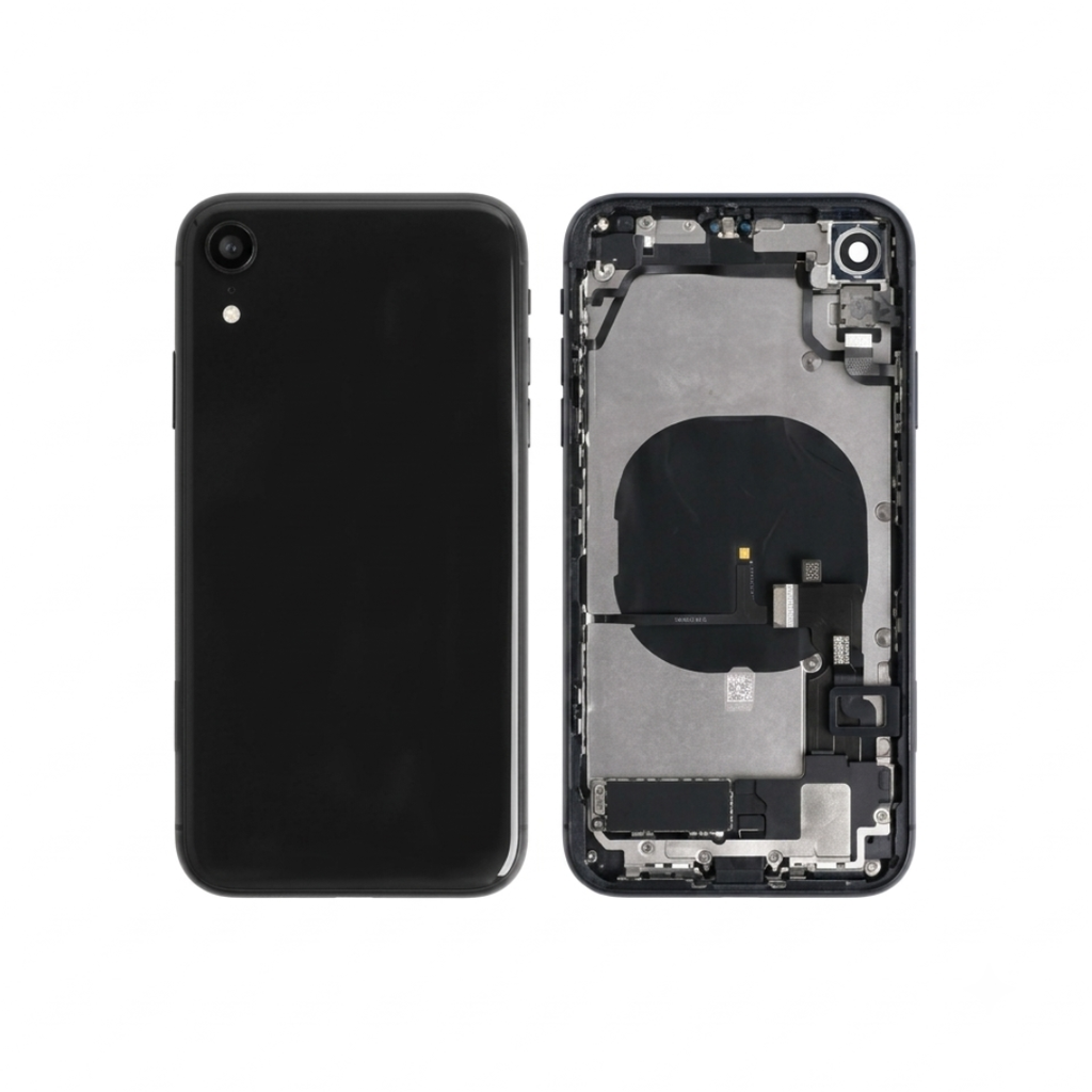 CHASIS COMPLETO IPHONE XR NEGRO GRADO A