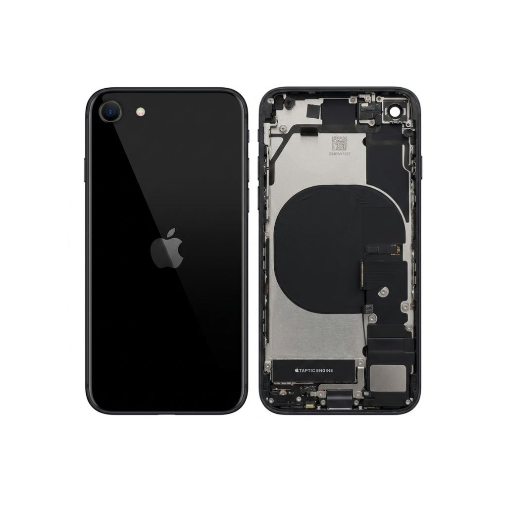 CHASIS IPHONE SE 2020 NEGRO GRADO A