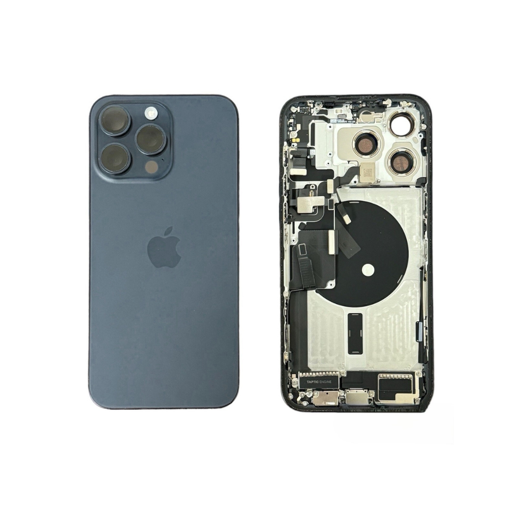 CHASIS COMPLETO IPHONE 15 PRO MAX AZUL GRADO B ESIM