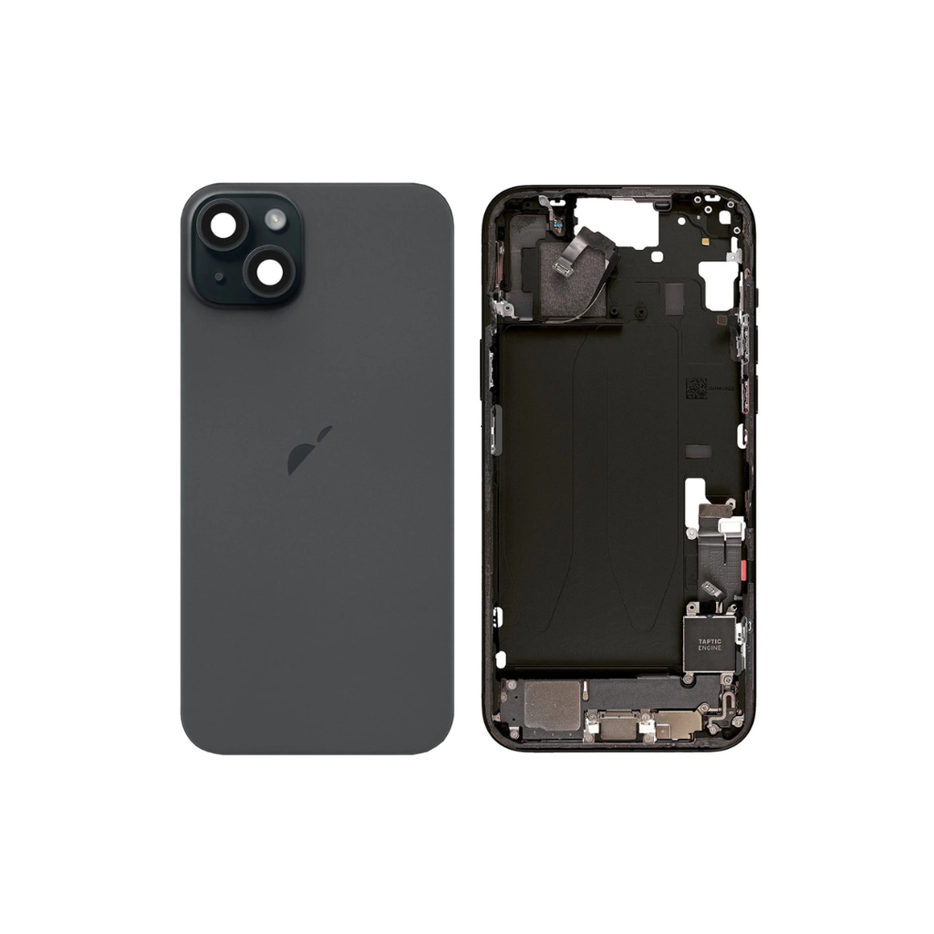 CHASIS COMPLETO IPHONE 15 NEGRO GRADO A - SIM