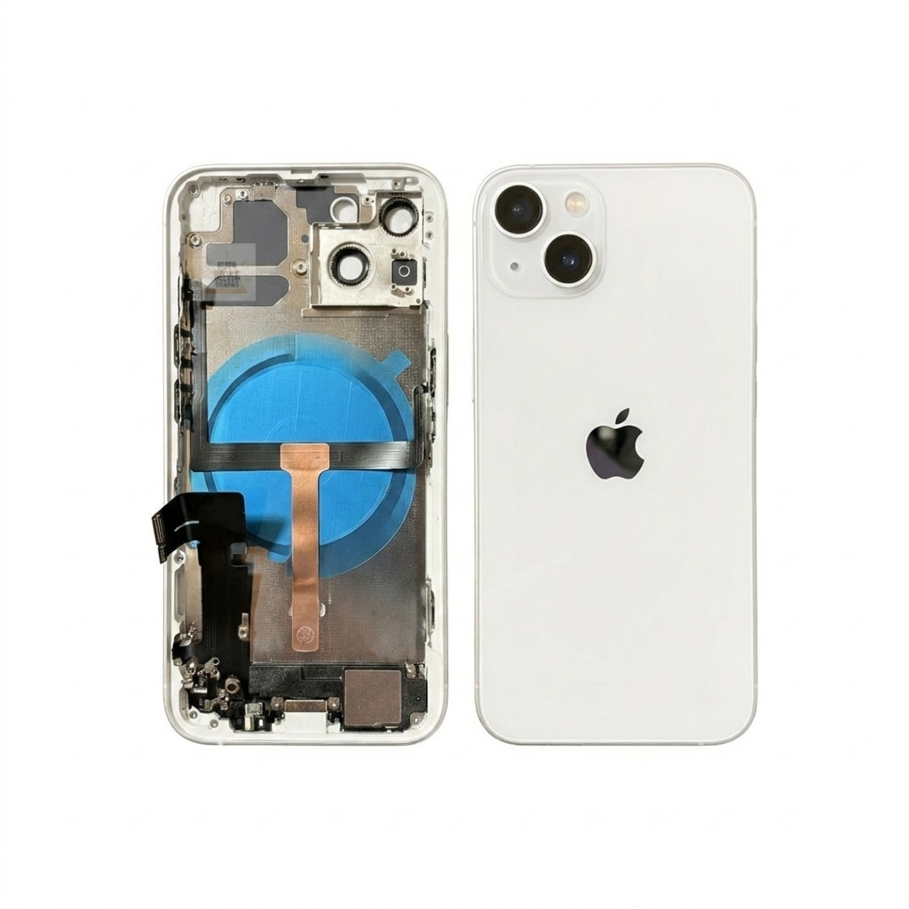 CHASIS COMPLETO IPHONE 13 BLANCO GRADO C SIM