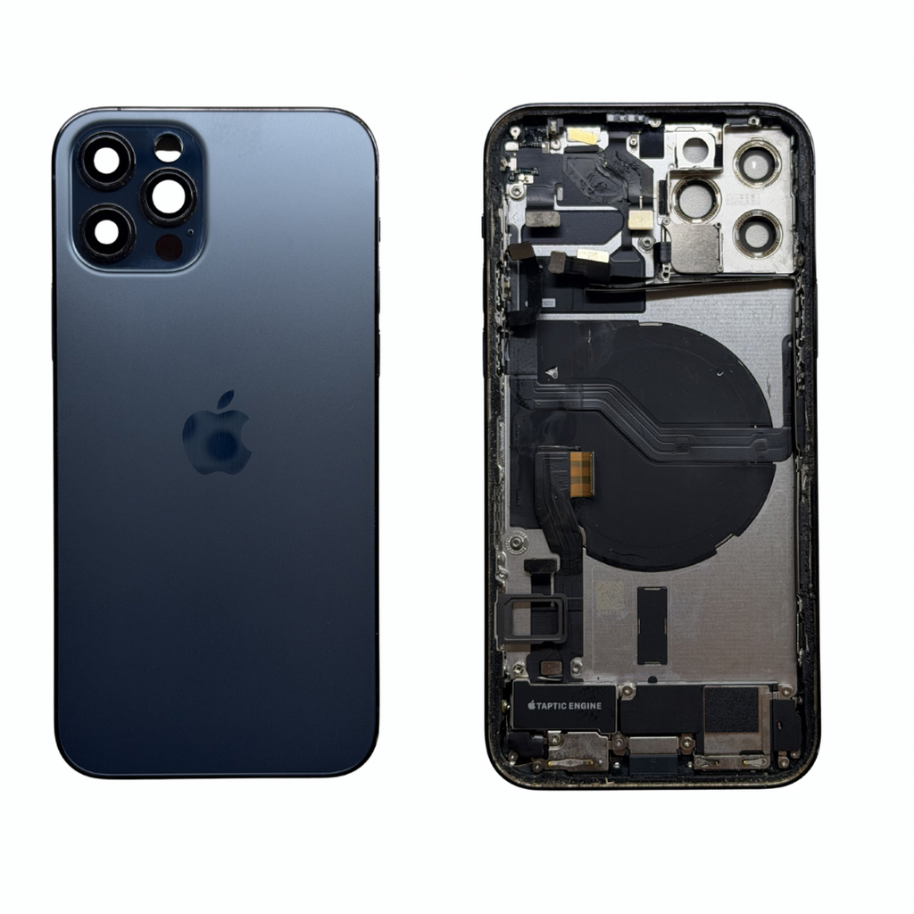 CHASIS COMPLETO IPHONE 12 PRO AZUL GRADO A