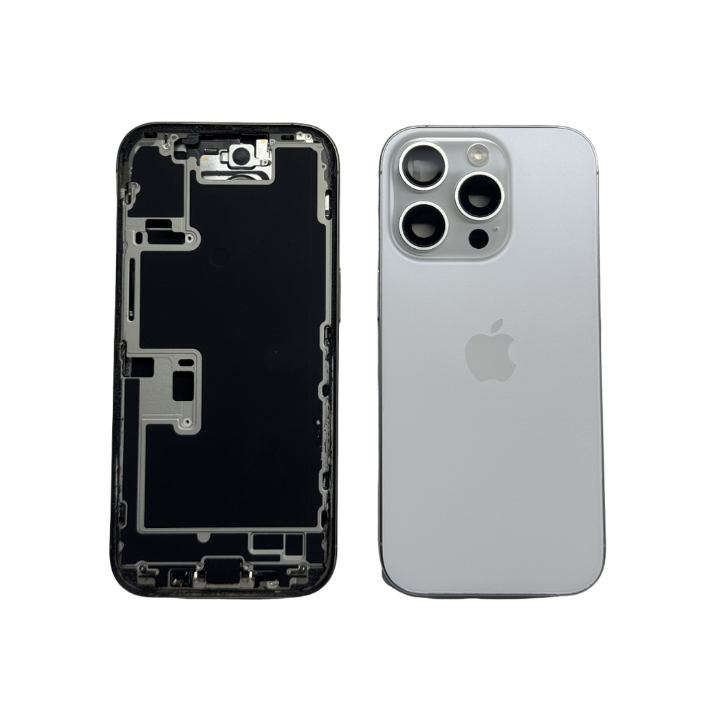CHASIS COMPLETO IPHONE 16 PRO GRADO A BLANCO ESIM
