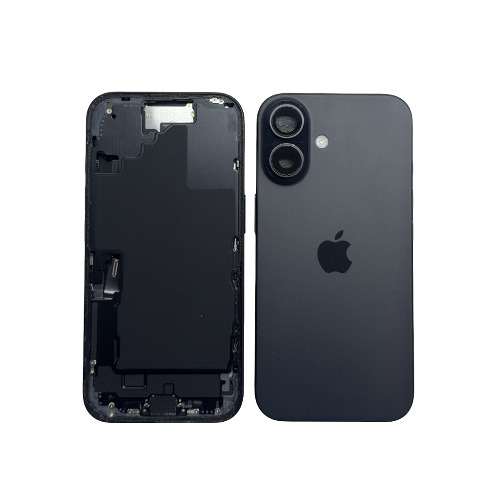 CHASIS COMPLETO IPHONE 16 NEGRO GRADO B SIM
