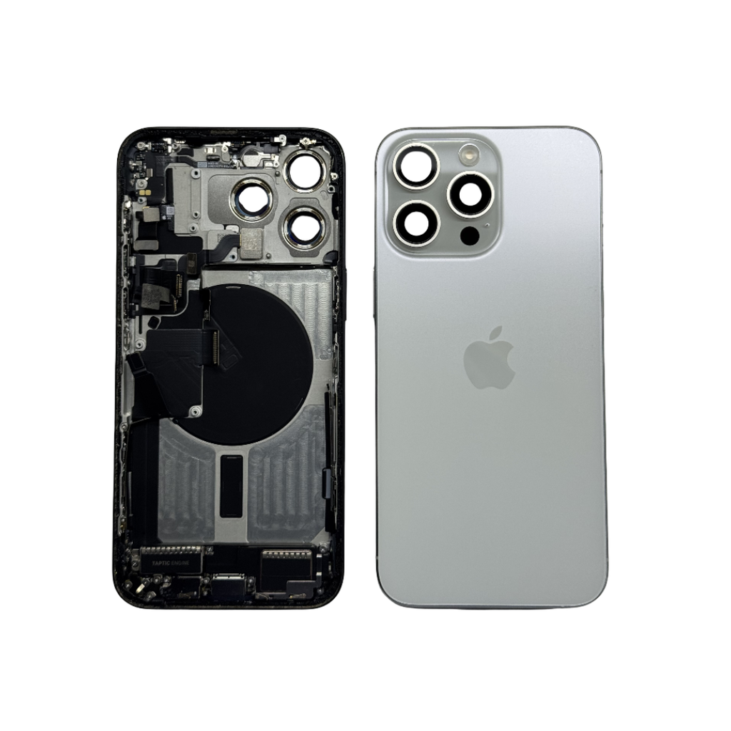 CHASIS COMPLETO IPHONE 15 PRO MAX GRADO A BLANCO ESIM
