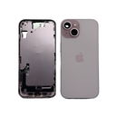 CHASIS COMPLETO IPHONE 15 GRADO A COLOR ROSA SIM