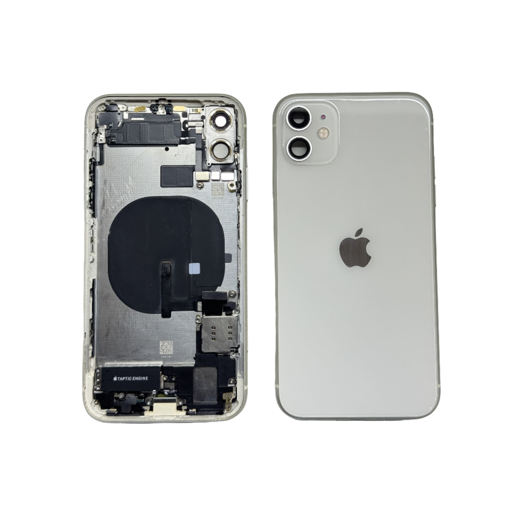 CHASIS COMPLETO IPHONE 11 COLOR BLANCO GRADO A SIM